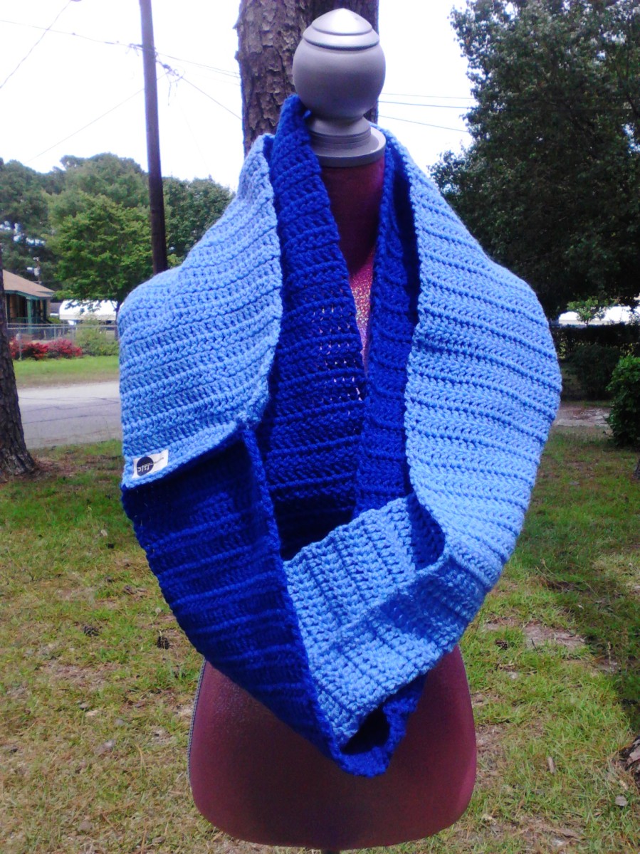 BooHoo Blues Infinity Scarf 030 $25 - the sisters jones collective.